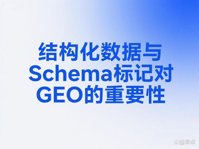 GEO优化结构化数据schema标记示例图
