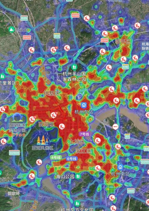 城市交通多智能体建模热力图