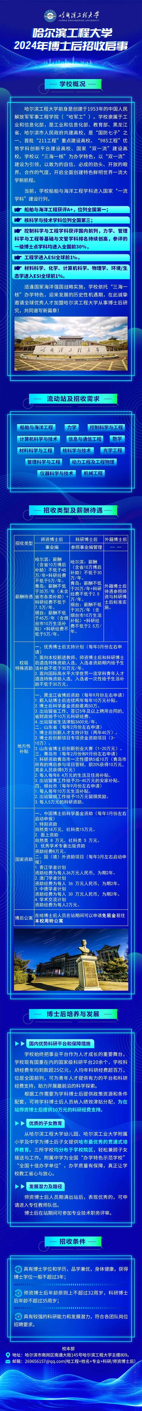 高校博士后招聘启事公告栏