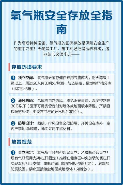 工业氧气瓶存储安全标准