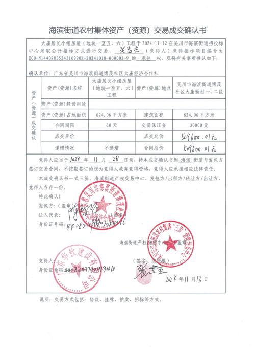房产交易房屋瑕疵告知确认书模板