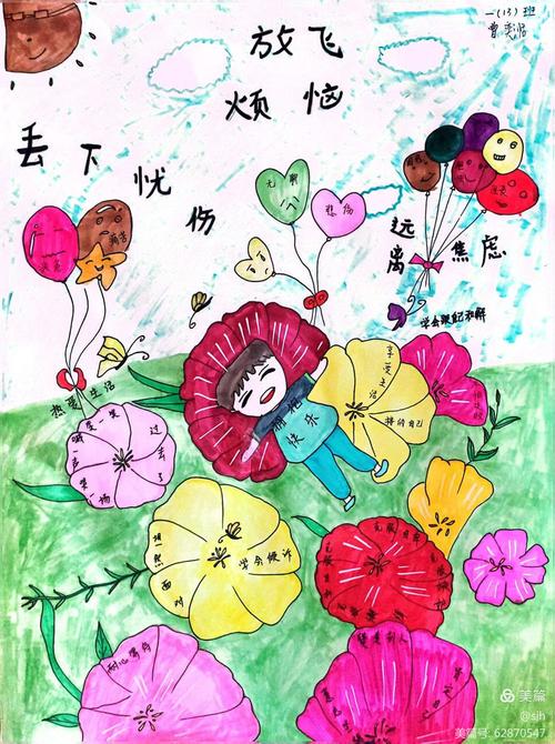 灾后儿童团体情绪手绘活动
