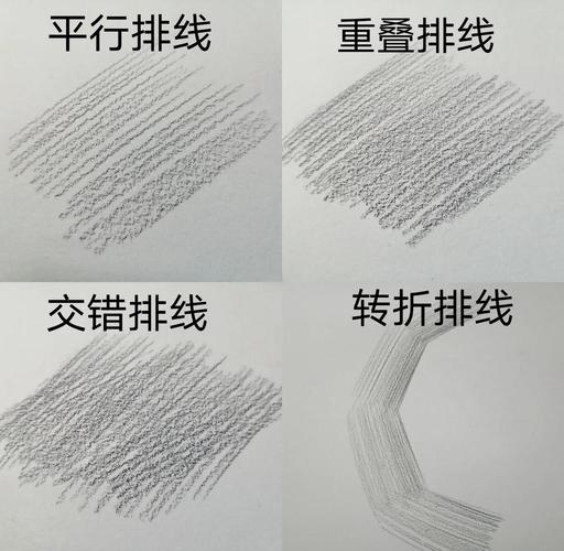 绘画新手排线练习错误示范手稿