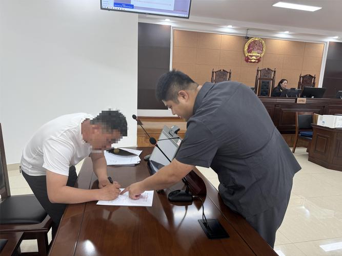 债务追偿案件代理合同签署现场