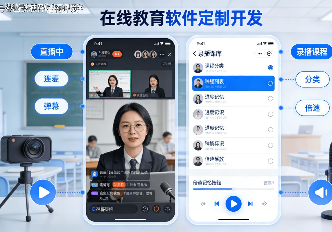 跨区域教育协同平台直播授课界面