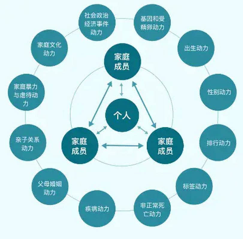 家庭抗逆力核心要素示意图