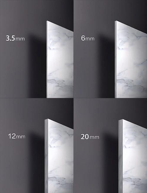 4. 岩板厚度选多少?6mm、12mm还是更厚?