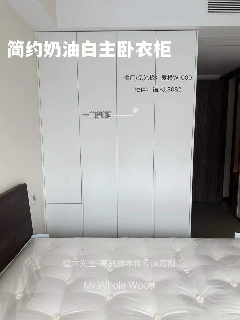 白色极简衣柜定制设计图