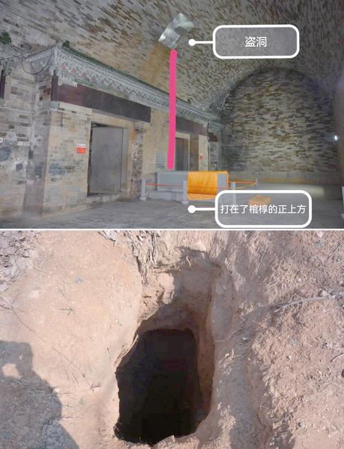 山西忻州被盗挖破坏的野外古代石刻坑洞