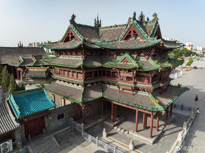 祆神楼全景 飞檐斗拱