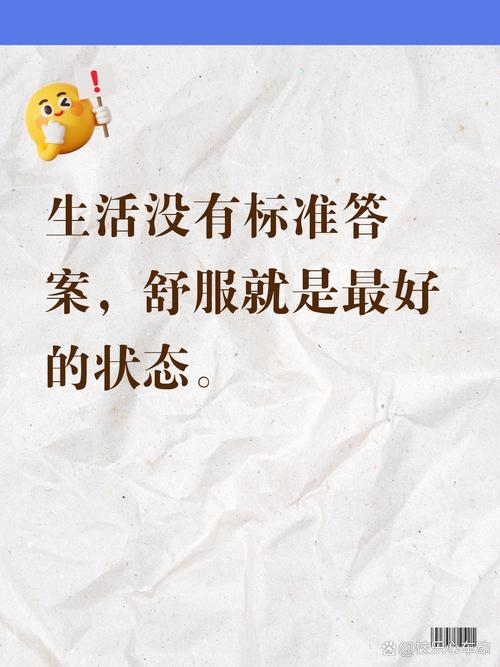 舒服的日常，本来就没有标准答案
