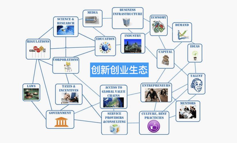企业开放式创新生态合作架构图