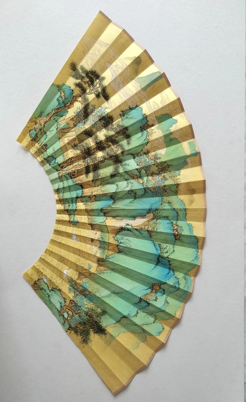 苏州博物馆藏清代泥金折扇书画