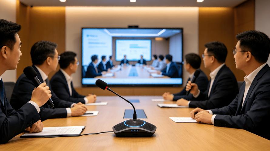 互联网团队会议室里无职级的平等讨论场景