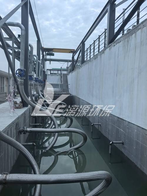工业废水处理分质分流管道布置现场图