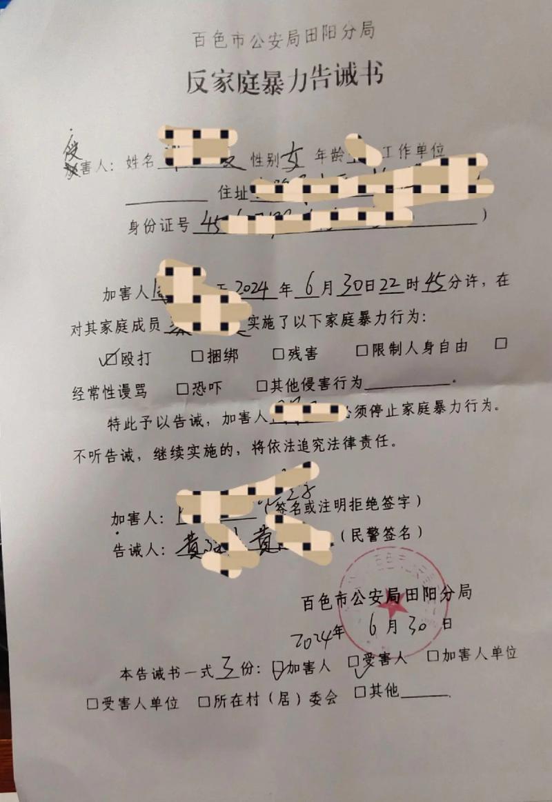 家庭暴力报警出警记录单样式