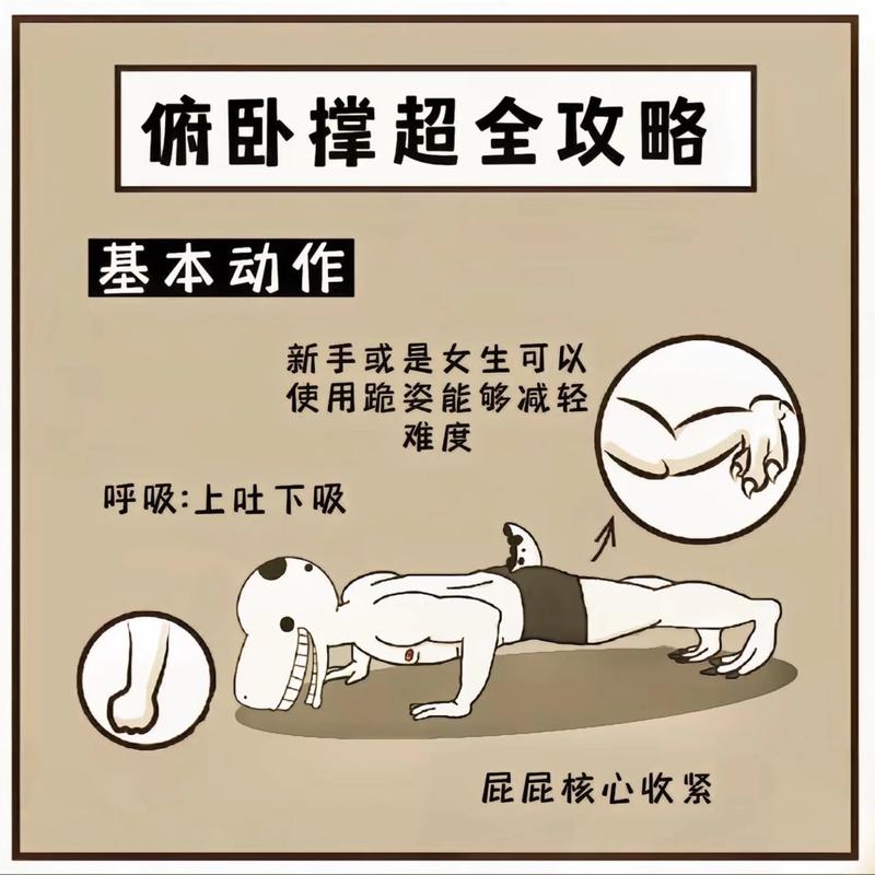 每天一个俯卧撑,怎么就练出腹肌了?