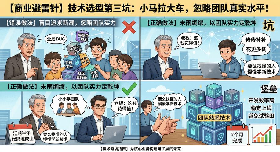 选型时最容易踩的四个坑