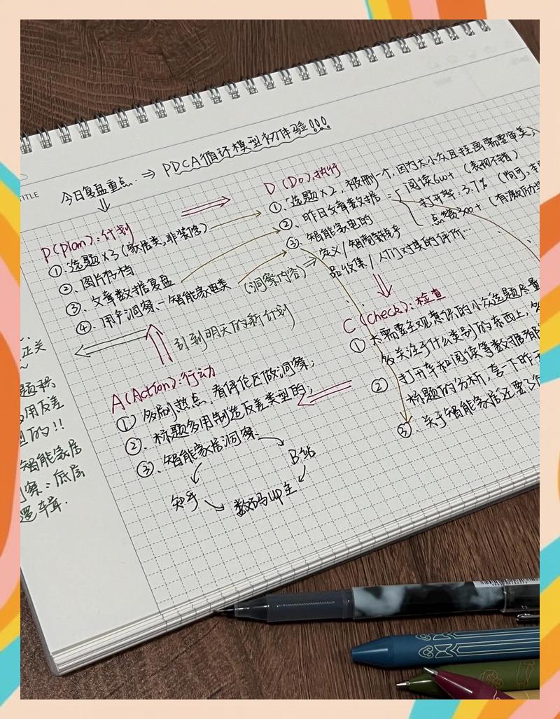 技术复盘会现场讨论手写记录