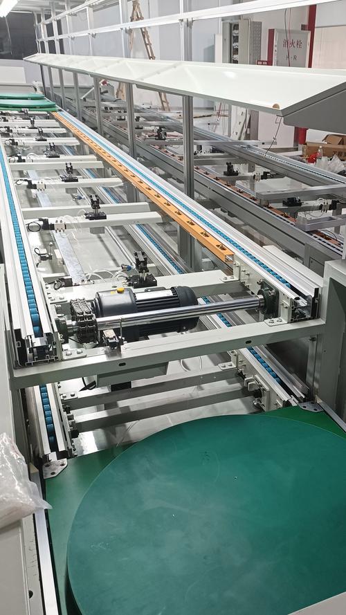 倍速线厂家车间内倍速链装配线实物图