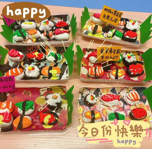 日本创意迷你食物造型橡皮收藏展示