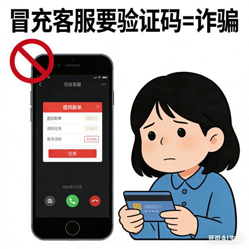 电信诈骗索要验证码场景示意图