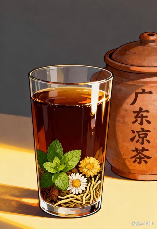 广州西关老凉茶铺竹笪晾草药