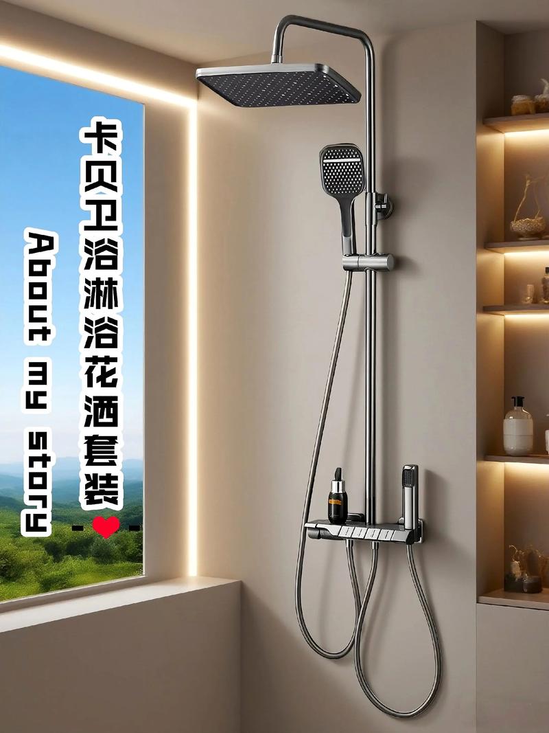 小户型卫生间多功能花洒套装安装效果
