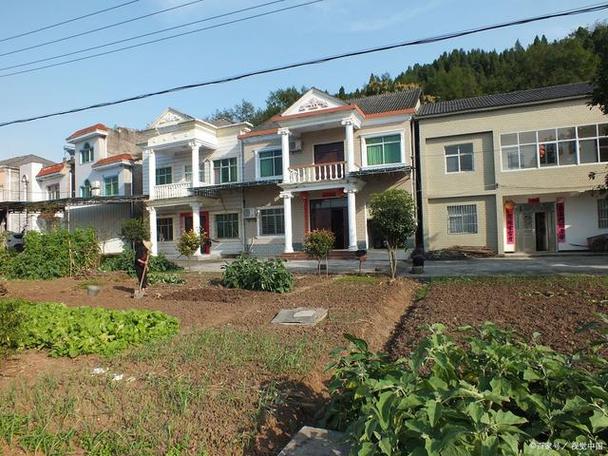 农村宅基地房屋分界实景图