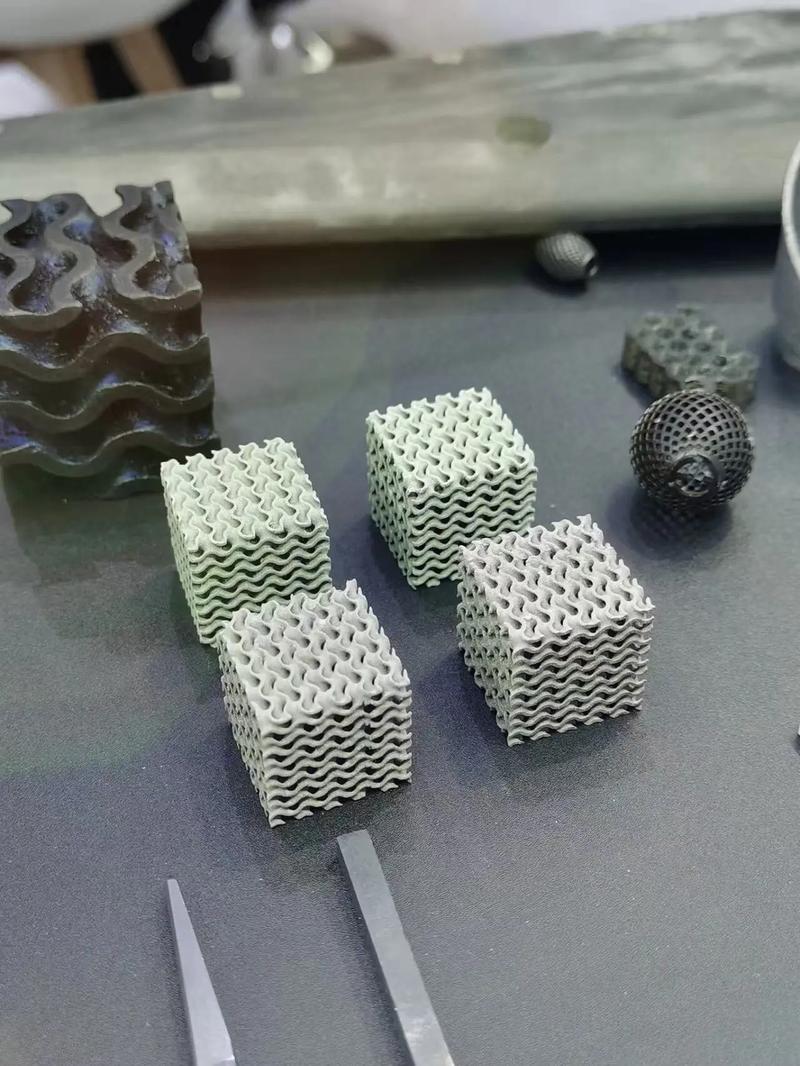 金属3D打印SLM工艺激光烧结不锈钢粉末特写