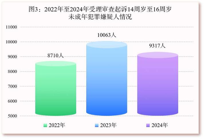 2022-2024未成年人网络纠纷裁判结果柱状图