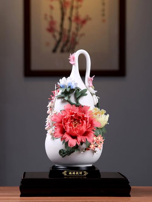 玄关桌面陶瓷收纳摆件实景图