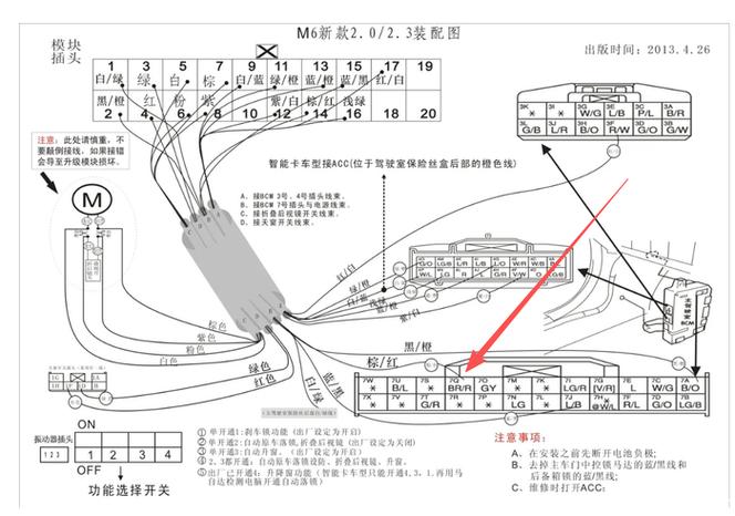 汽车BCM模块针脚电阻测量图