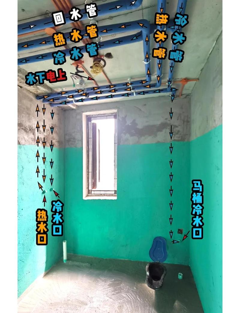 卫生间集成吊顶上水路走向与防潮处理