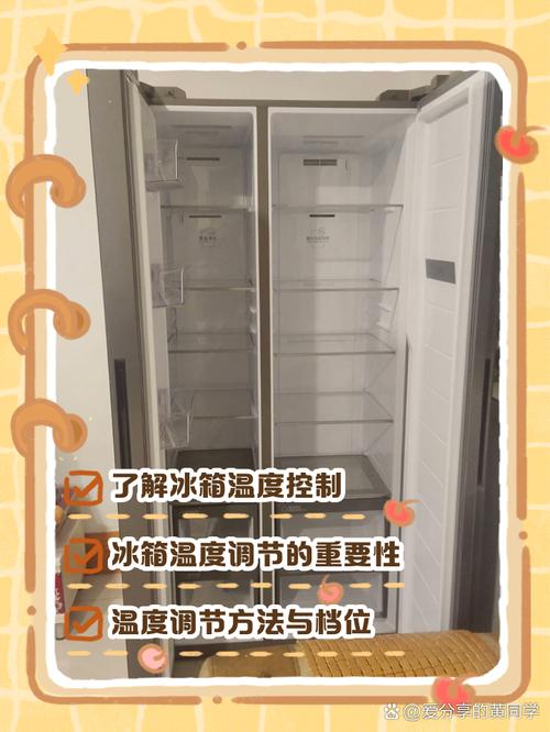 家用双开门冰箱内部各层温度分布实测图