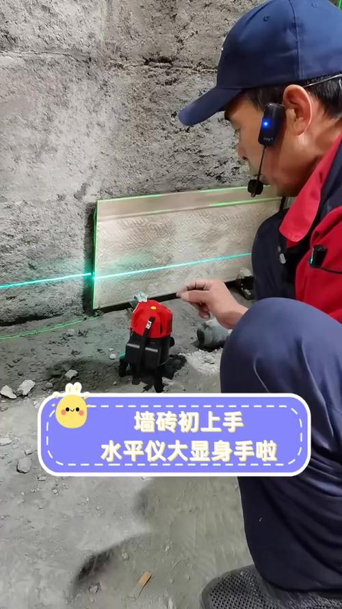 手持式瓷砖空鼓检测仪扫描墙面的使用场景图