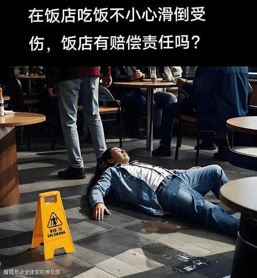 街边餐饮店湿滑摔倒公众责任险案例
