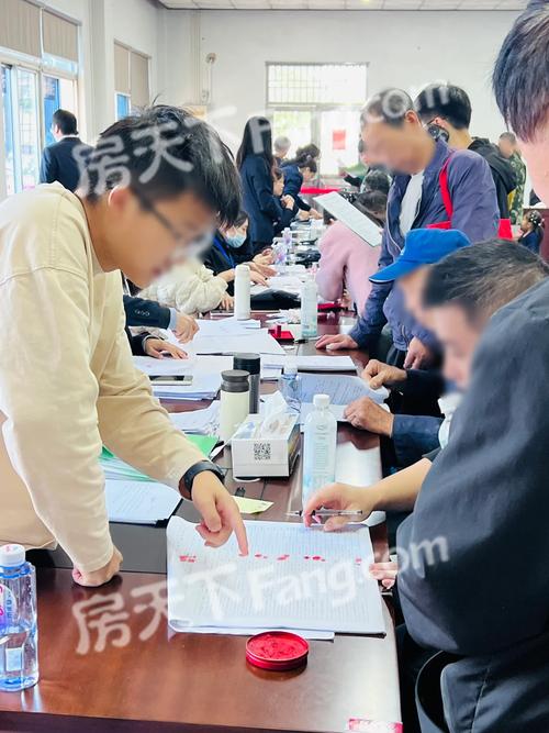 拆迁补偿谈判现场实拍