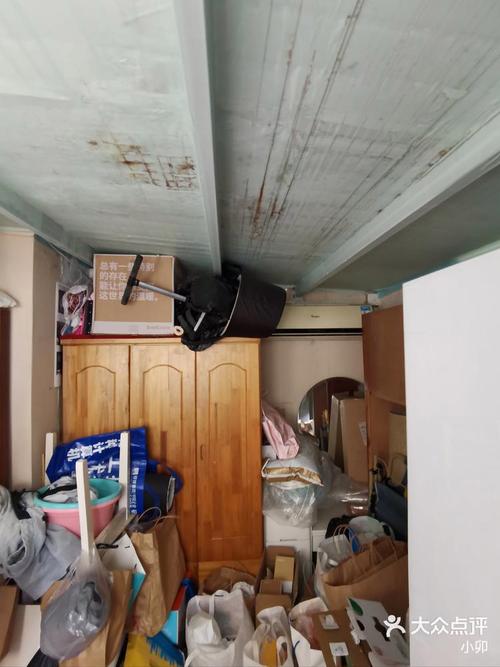 出租屋歪墙顶天收纳架落灰实景