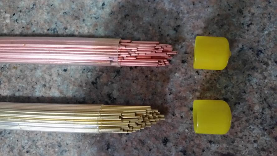 电火花加工内冲油铜管电极细节特写