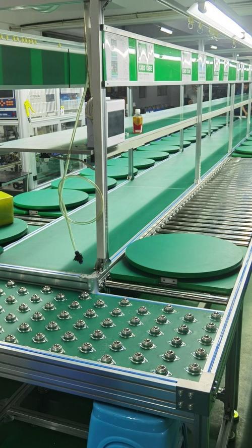 机加工产线工序间简易滚道周转装置实拍