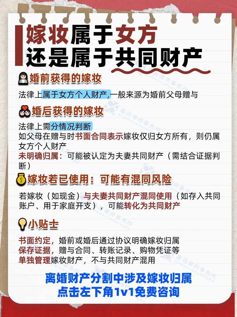 民法典婚姻家庭编嫁妆归属法条截图