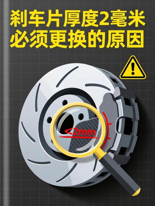 车主从汽车轮毂缝隙看刹车片厚度