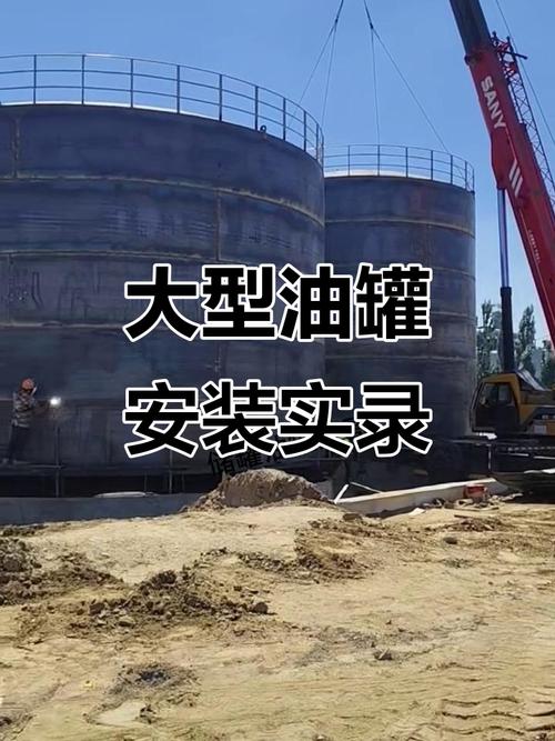 锂电行业立式储料罐现场安装图