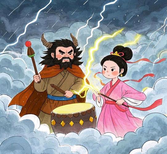 中国古代绘画中的雷公电母形象