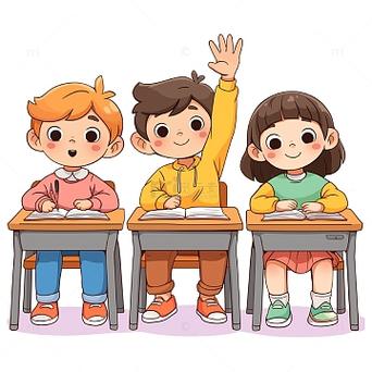 课堂学生举手回答标准答案
