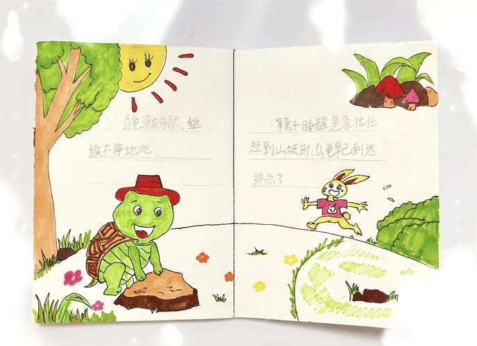 原创儿童绘本内页手绘插画