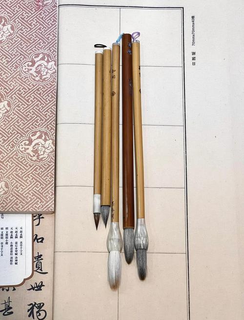 不同出锋长度的毛笔书写行草效果对比