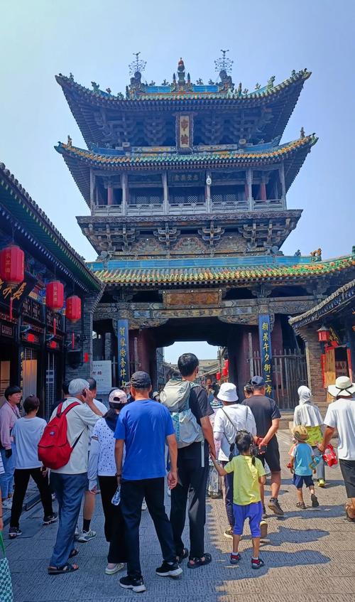 平遥古城北门城门街景