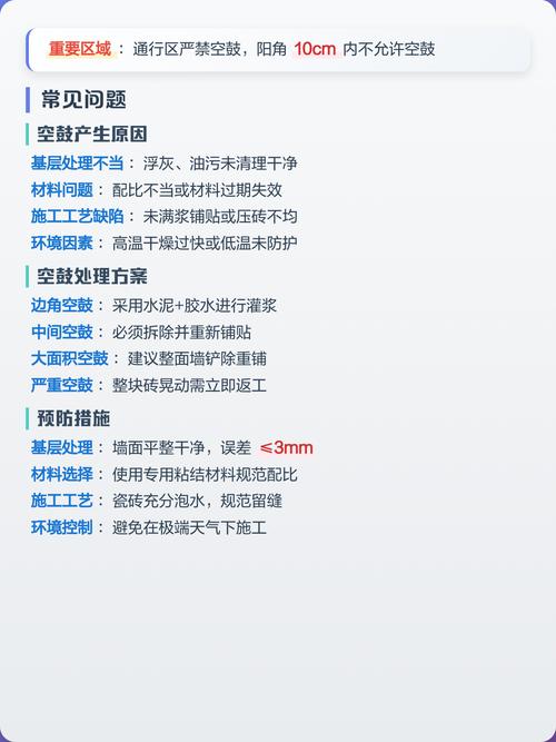 问:验收标准怎么算?空鼓率多少能忍?